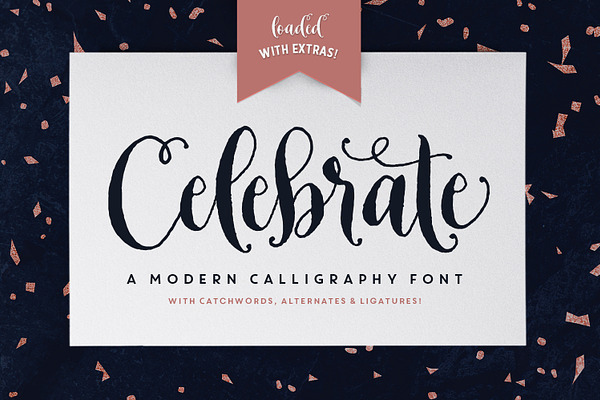 Celebrate Font & Graphics Pack