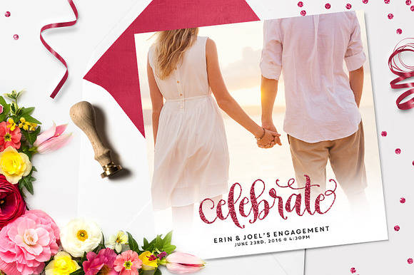 Celebrate Font & Graphics Pack in Script Fonts - product preview 2