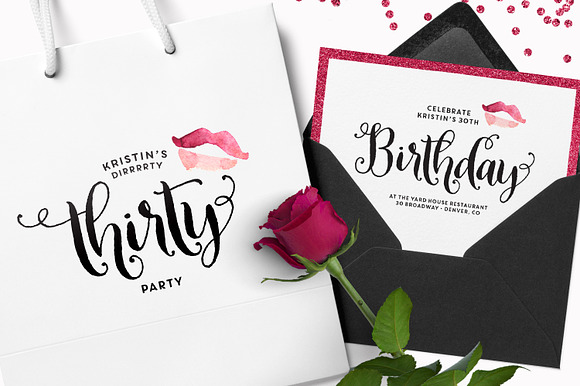 Celebrate Font & Graphics Pack in Script Fonts - product preview 12