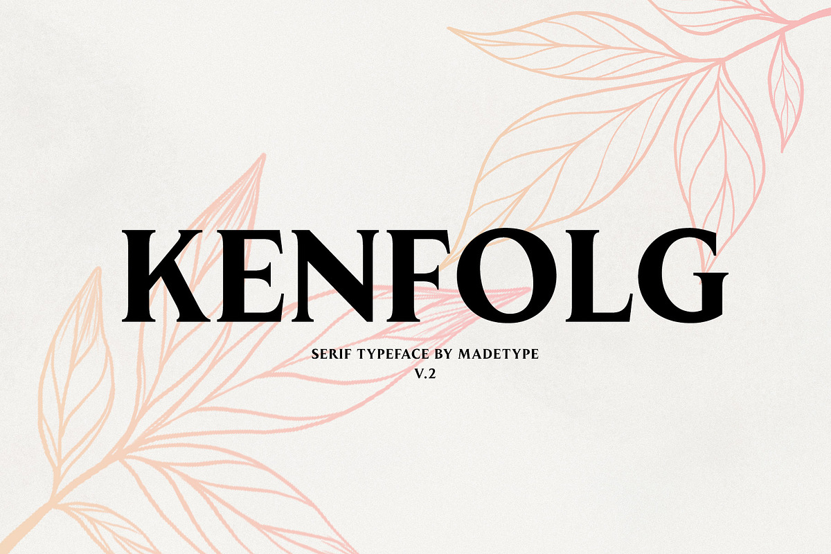 MADE Kenfolg in Serif Fonts - product preview 8