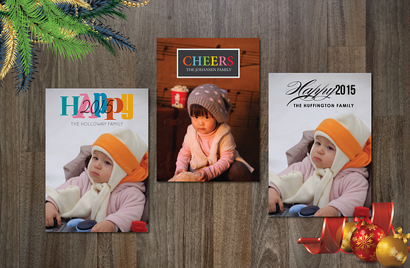 9 New Year Cards Templates in Card Templates - product preview 1