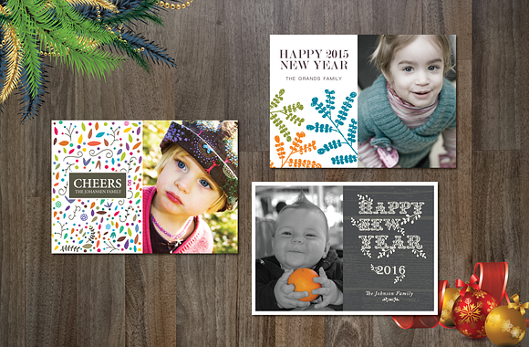 9 New Year Cards Templates in Card Templates - product preview 2