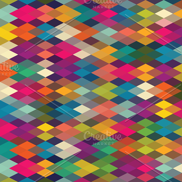 Vector geometric backgrounds set in Patterns - product preview 2