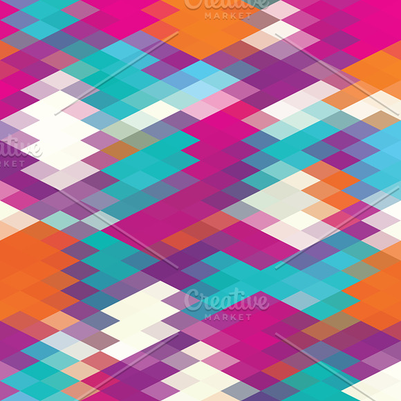 Vector geometric backgrounds set in Patterns - product preview 3