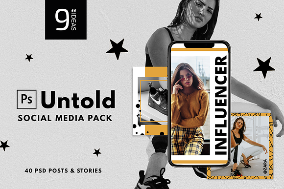 PSD | Untold Social Media Pack in Instagram Templates - product preview 8