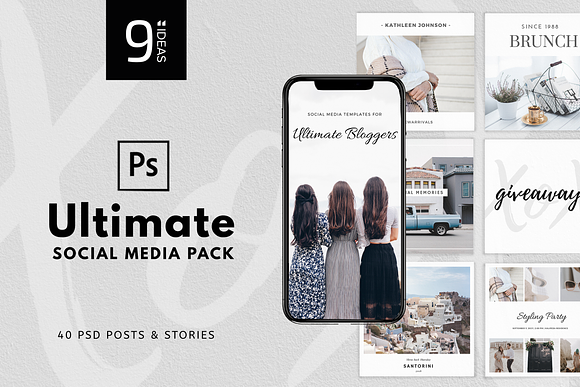 PSD | Ultimate Social Media Pack in Instagram Templates - product preview 8