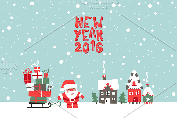 Merry Christmas - Illustration in Illustrations - product preview 2