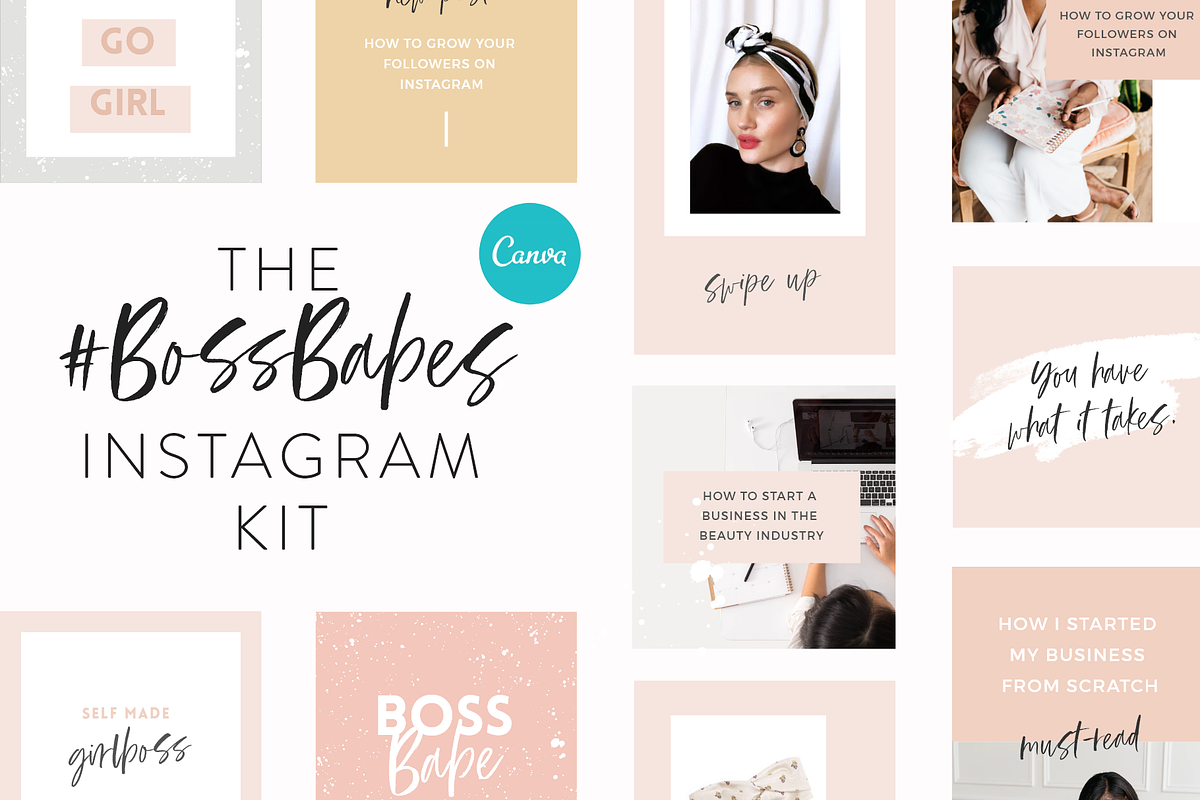 Template Pack for Instagram & Canva in Instagram Templates - product preview 8