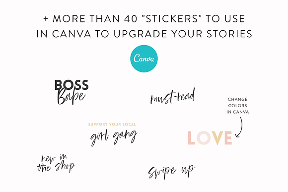 Template Pack for Instagram & Canva in Instagram Templates - product preview 7