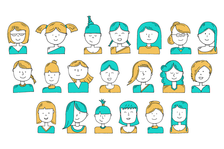 Hand-Illustrated Avatars in Avatar Icons - product preview 8