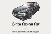 Black Custom Car