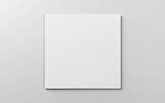 Square Photobook Mock-Up in Print Mockups - product preview 5