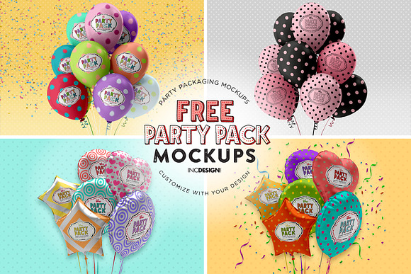 Cupcake Toppers Packaging Mockup in Branding Mockups - product preview 5