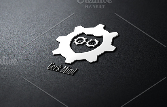 Geek Mind Logo Design in Logo Templates - product preview 2