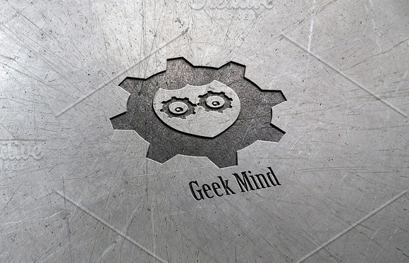 Geek Mind Logo Design in Logo Templates - product preview 3