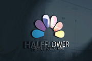 Half Flower Logo
