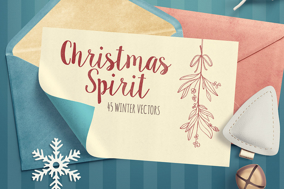 Christmas Spirit Winter Vector Pack in Objects - product preview 8
