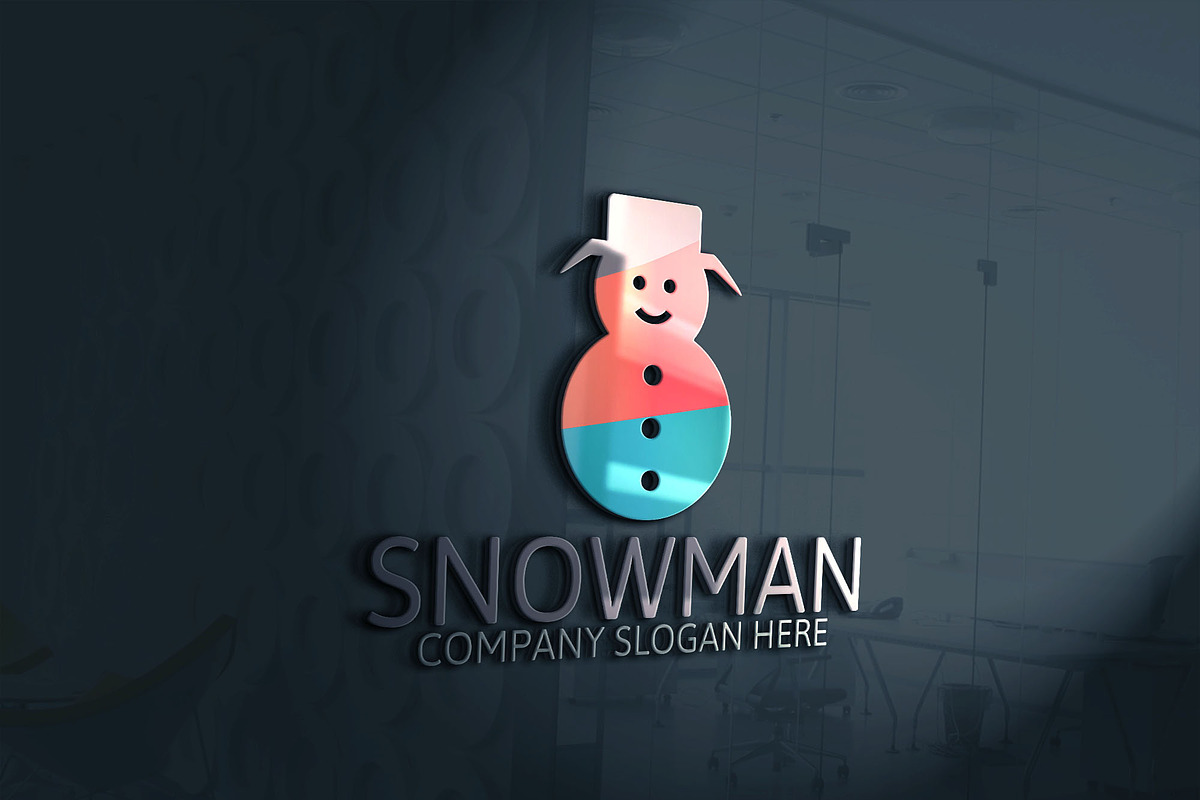 SnowMan Logo in Logo Templates - product preview 8