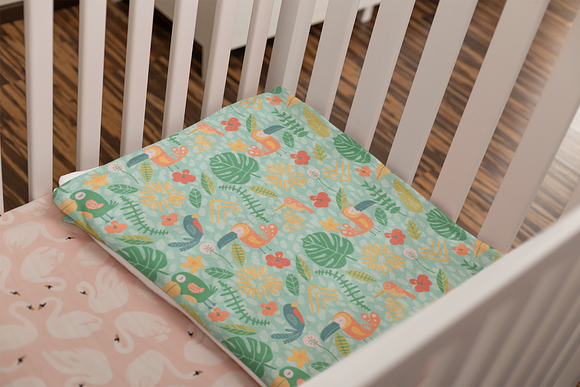 Jungle Birds Tropical Pattern in Patterns - product preview 2
