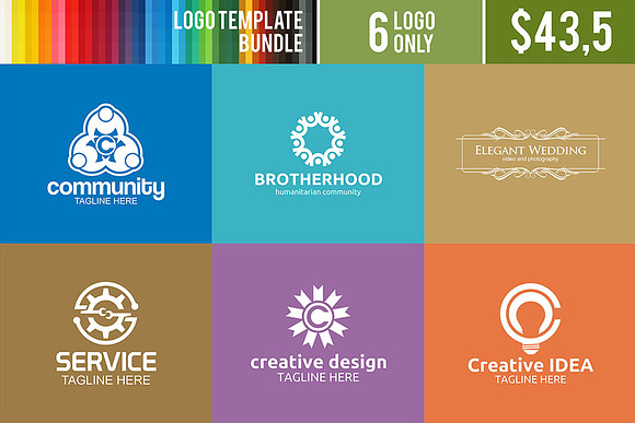 Logo Templates Bundle #15 in Logo Templates - product preview 1