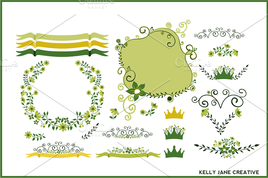 St. Patrick's Day Florals in Illustrations - product preview 8