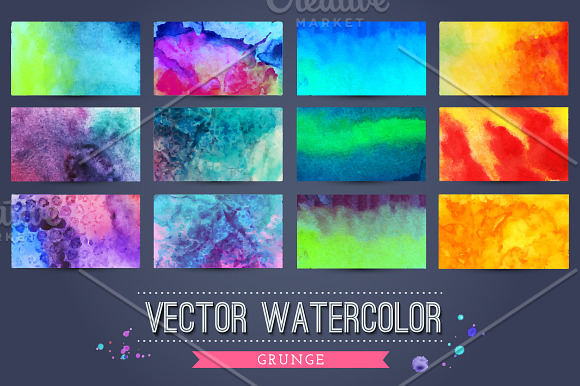 40 colorful grunge textures in Textures - product preview 3