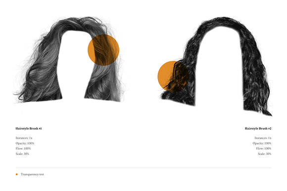 67 Hair Retouching Brushes for PS in Add-Ons - product preview 6