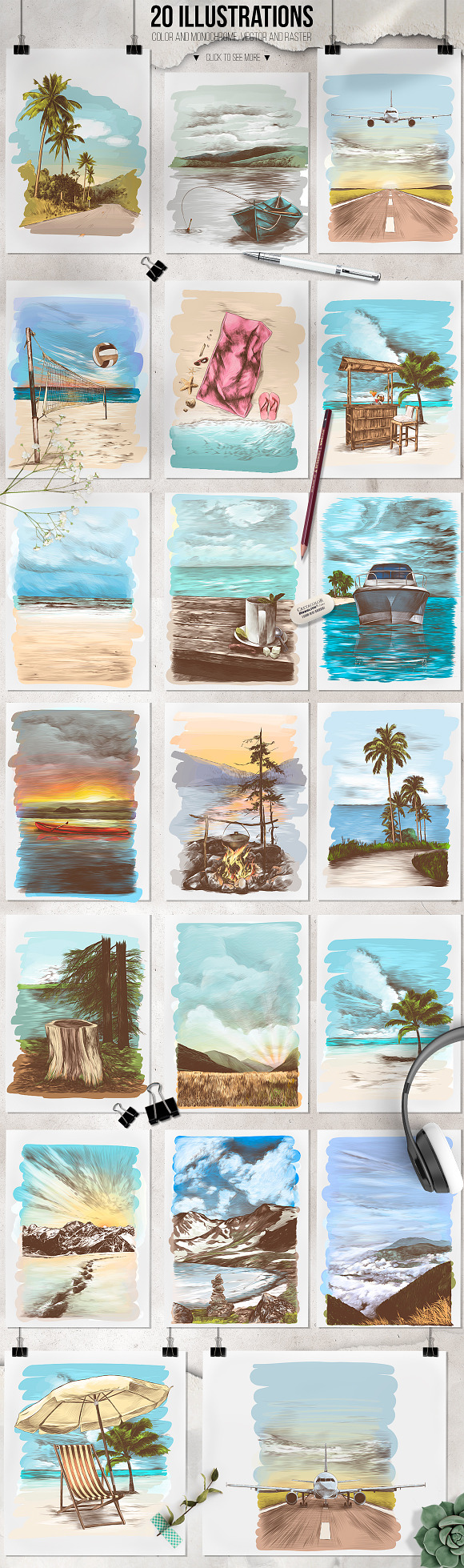 Landscapes of travel and tourism in Graphics - product preview 14