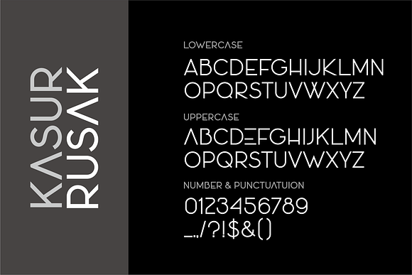 Kasur Rusak (Discount today) in Sans-Serif Fonts - product preview 7
