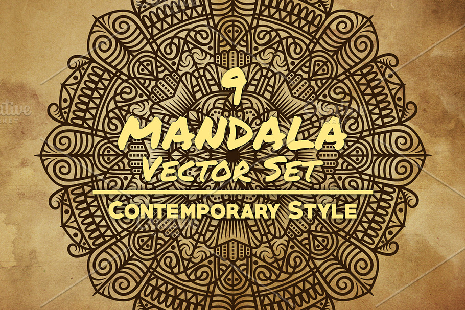 Mandala Art (Contemporary Style) in Objects - product preview 8
