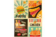 Food posters collection