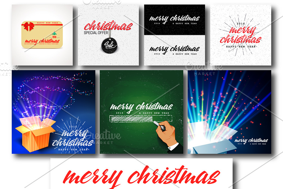 Christmas Badges & Labels in Objects - product preview 8