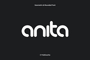 Anita - Geometric & Rounded Font