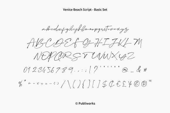 Venice Beach - Modern Font Duo in Script Fonts - product preview 9