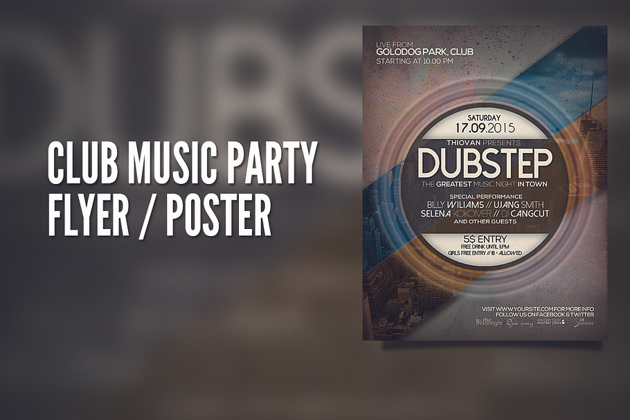 Club Music Party Flyer / Poster
