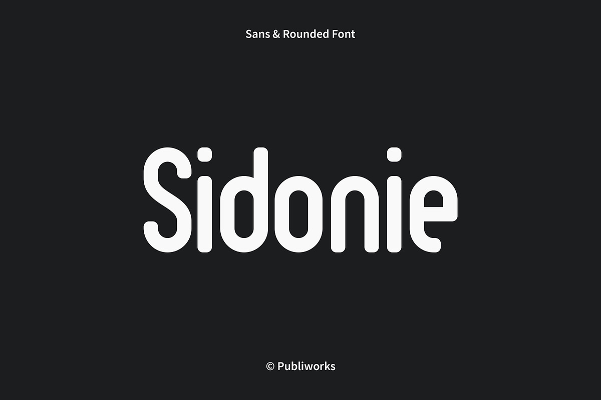 Sidonie - Sans & Rounded Font in Sans-Serif Fonts - product preview 8