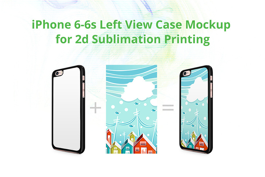 iPhone 6-6s 2d Case Left Mock-up in Product Mockups - product preview 8