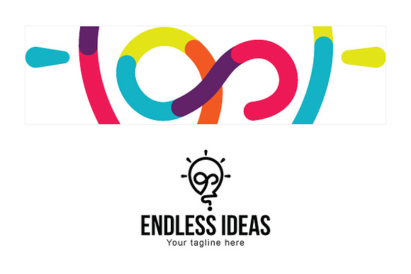 Endless Ideas - Infinity Symbol Logo in Logo Templates - product preview 2