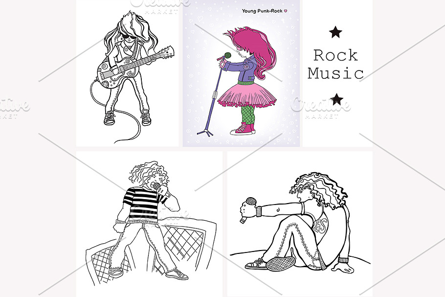 Rock-music in Illustrations - product preview 8