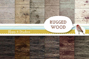 30 Wood Paper Chalk Texture Bundle
