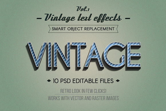 Retro Vintage Text Effects Vol.1 in Add-Ons - product preview 5