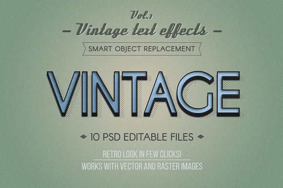 Retro Vintage Text Effects Vol.1 in Add-Ons - product preview 6