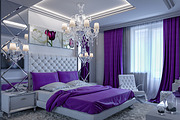 3d rendering modern bedroom