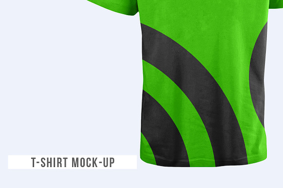 Back & Front T-shirt Mock-up in Product Mockups - product preview 4