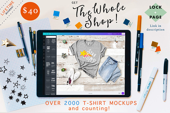 Army Bella Canvas 3001 TShirt Mockup in Product Mockups - product preview 1