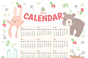 2016 Calendar with Animal collection
