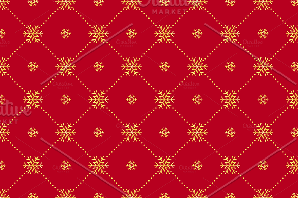 Snowflake patterns & digital papers in Patterns - product preview 2