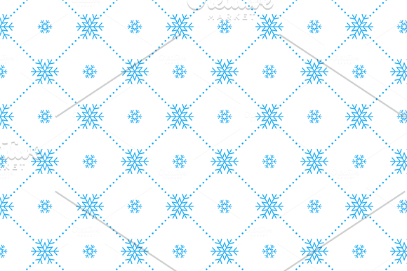 Snowflake patterns & digital papers in Patterns - product preview 3