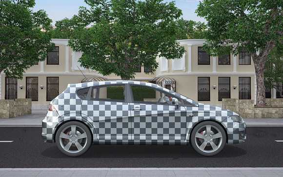Car Mockup 06 in Mockup Templates - product preview 3