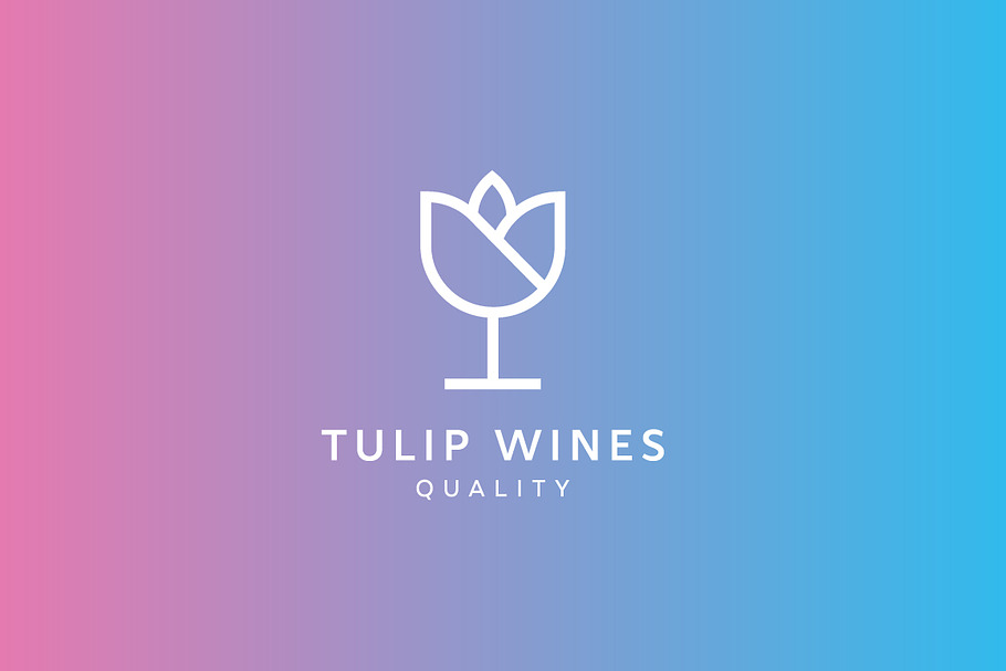 TULIP WINES in Logo Templates - product preview 8